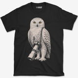 Long Lens Snowy Owl T-Shirt