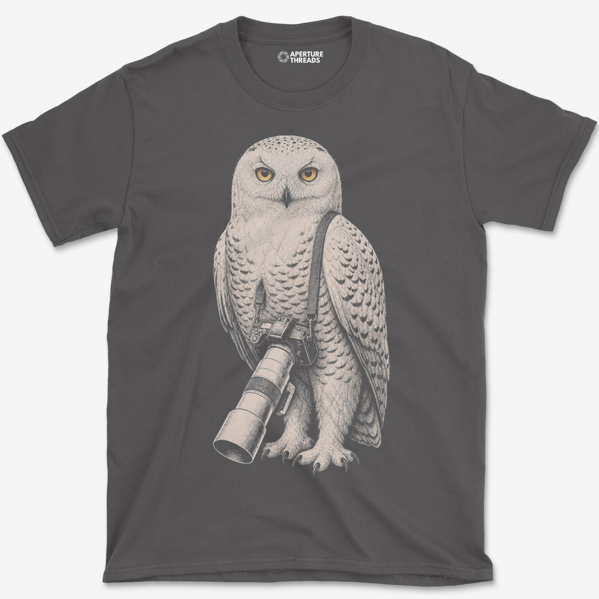 Long Lens Snowy Owl T-Shirt