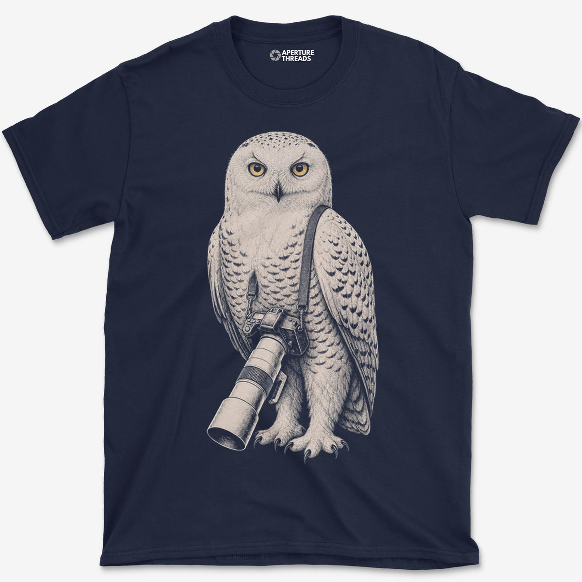 Long Lens Snowy Owl T-Shirt