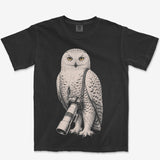 Long Lens Snowy Owl Heavyweight Tee