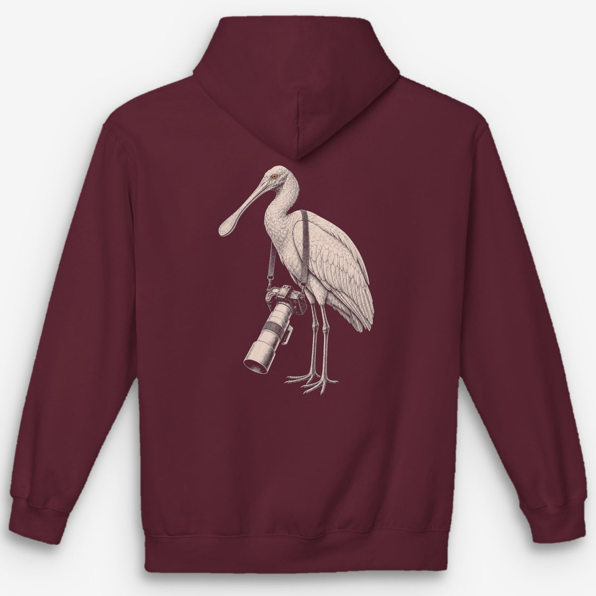 Long Lens Spoonbill Hoodie