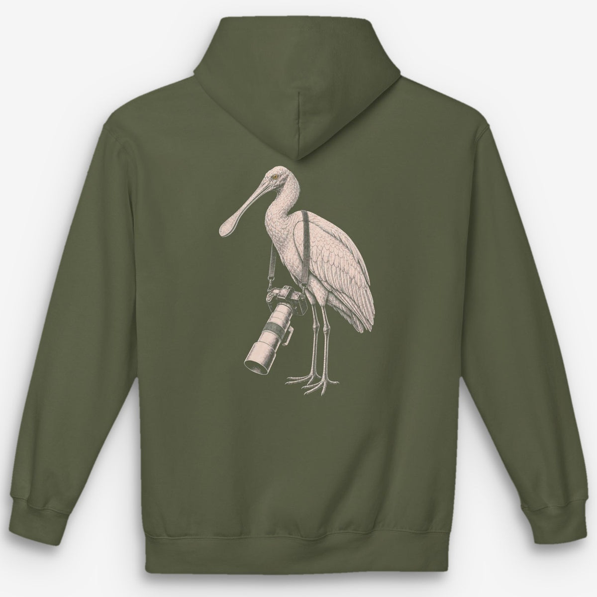 Long Lens Spoonbill Hoodie