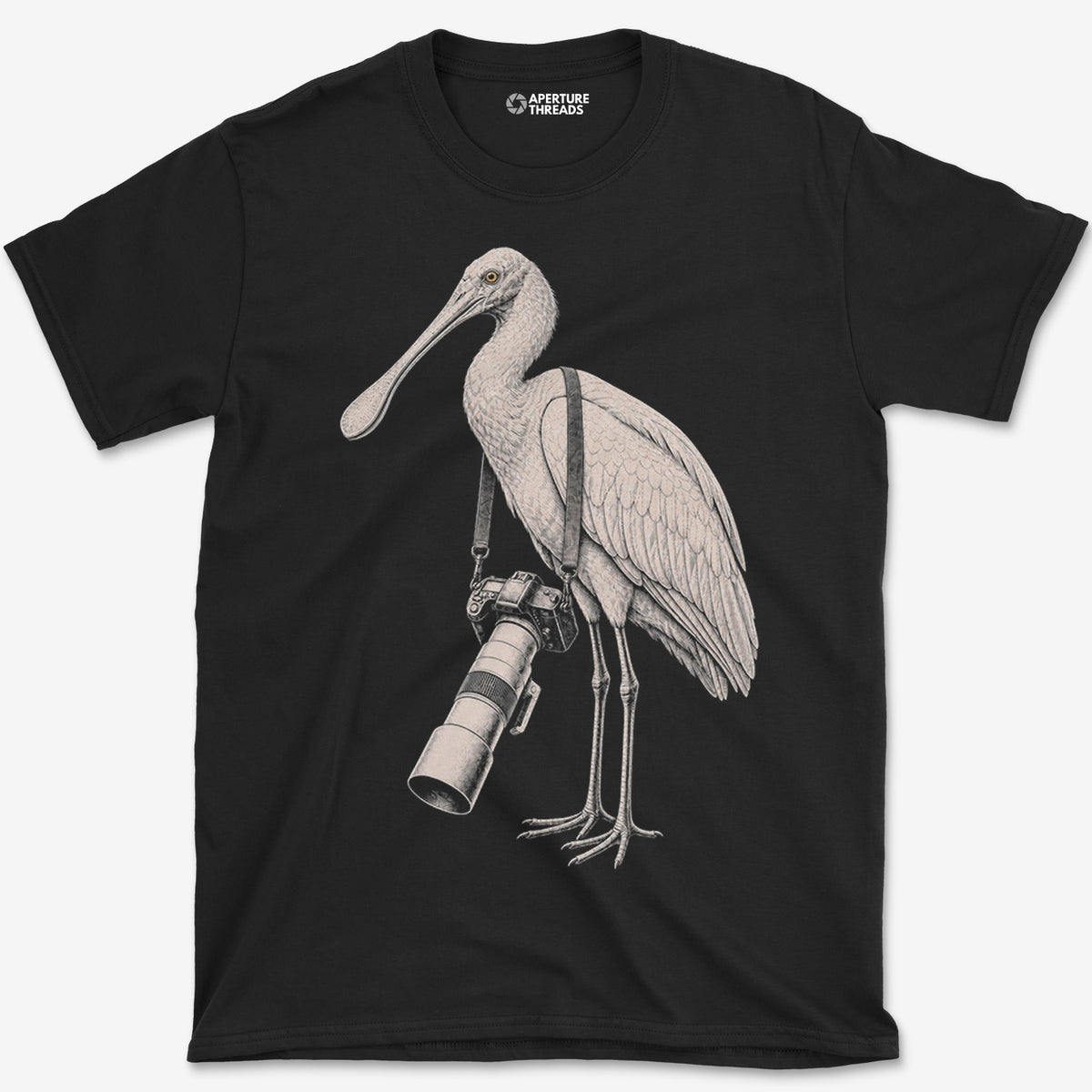Long Lens Spoonbill T-Shirt