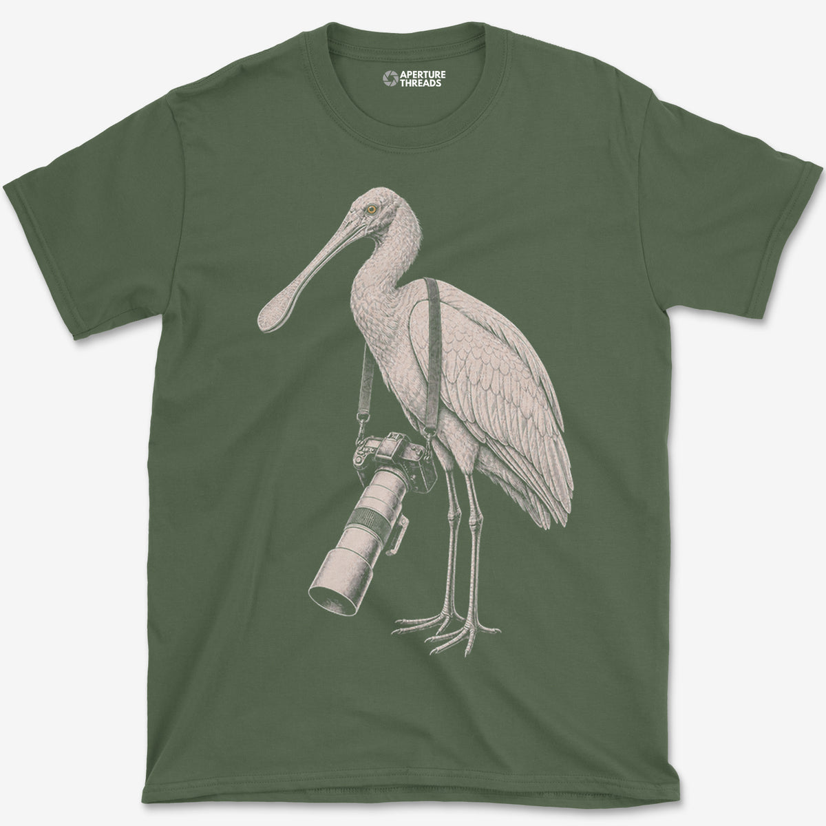 Long Lens Spoonbill T-Shirt
