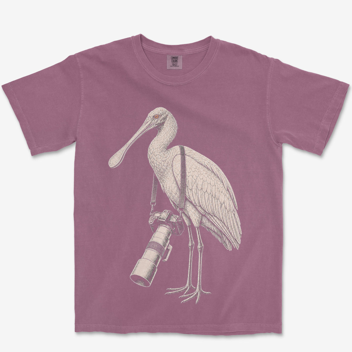 Long Lens Spoonbill Heavyweight Tee