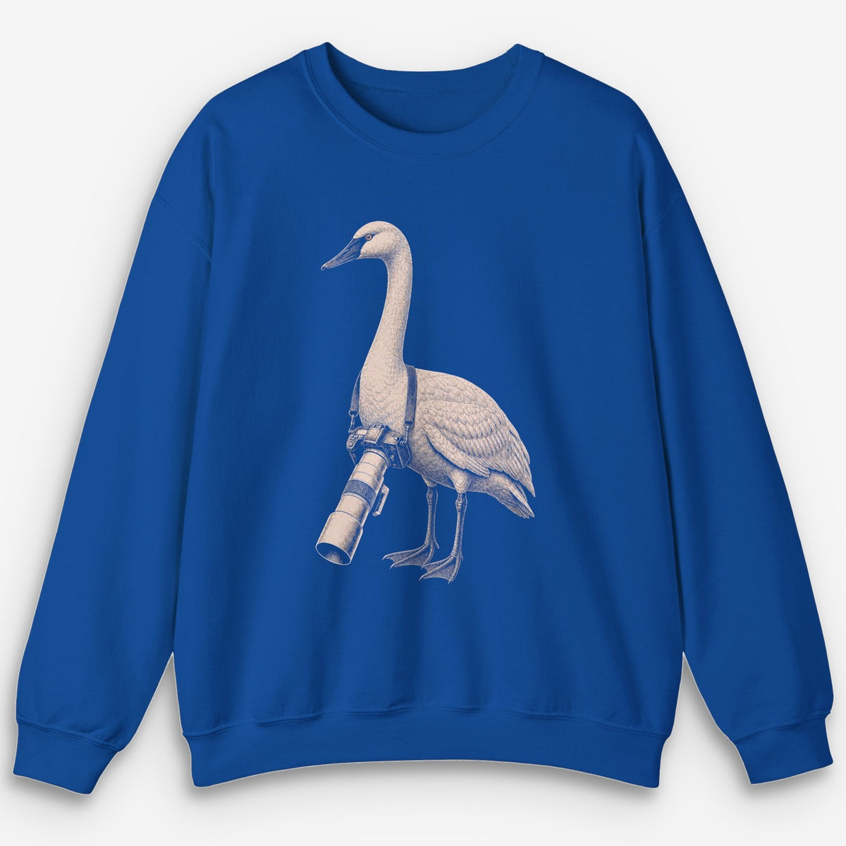 Long Lens Trumpeter Swan Sweatshirt