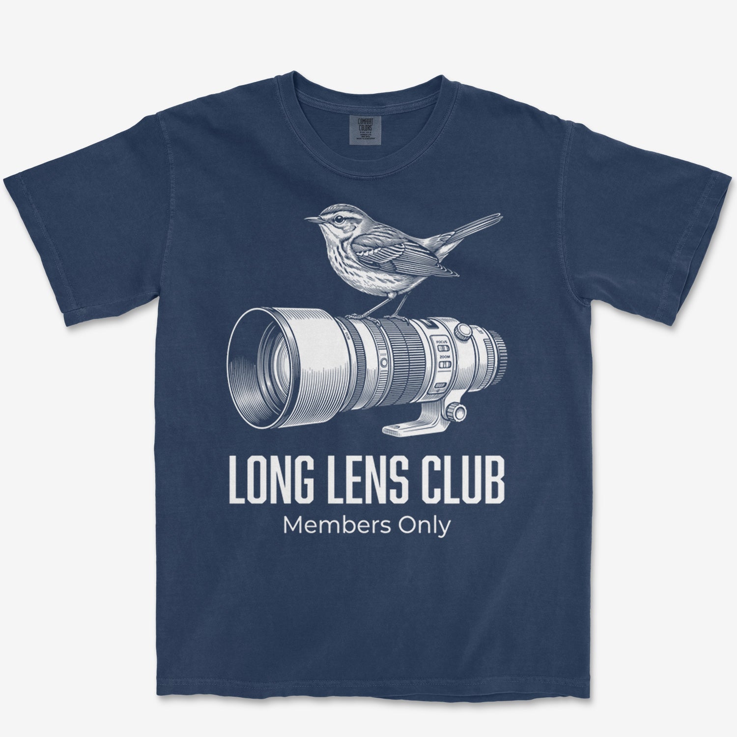 Long Lens Warbler Heavyweight Tee
