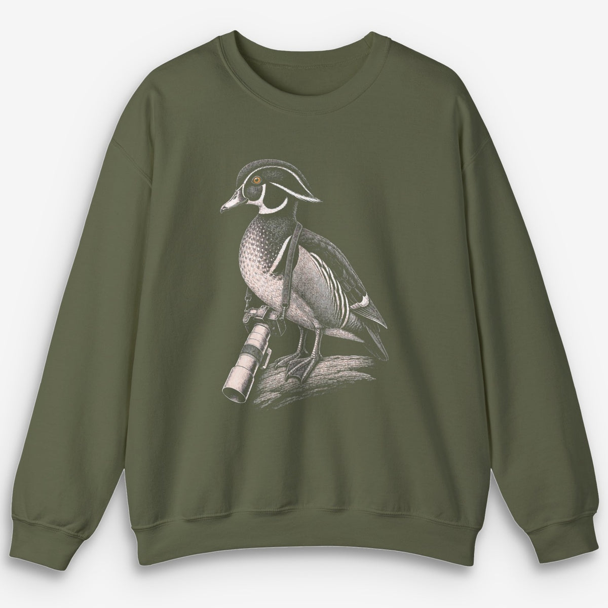Long Lens Wood Duck Sweatshirt