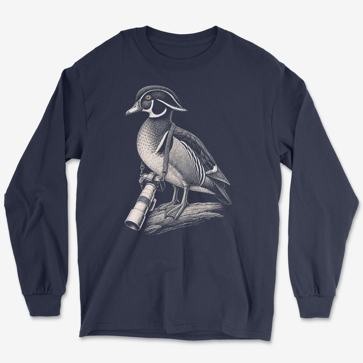 Long Lens Wood Duck Long Sleeve Tee
