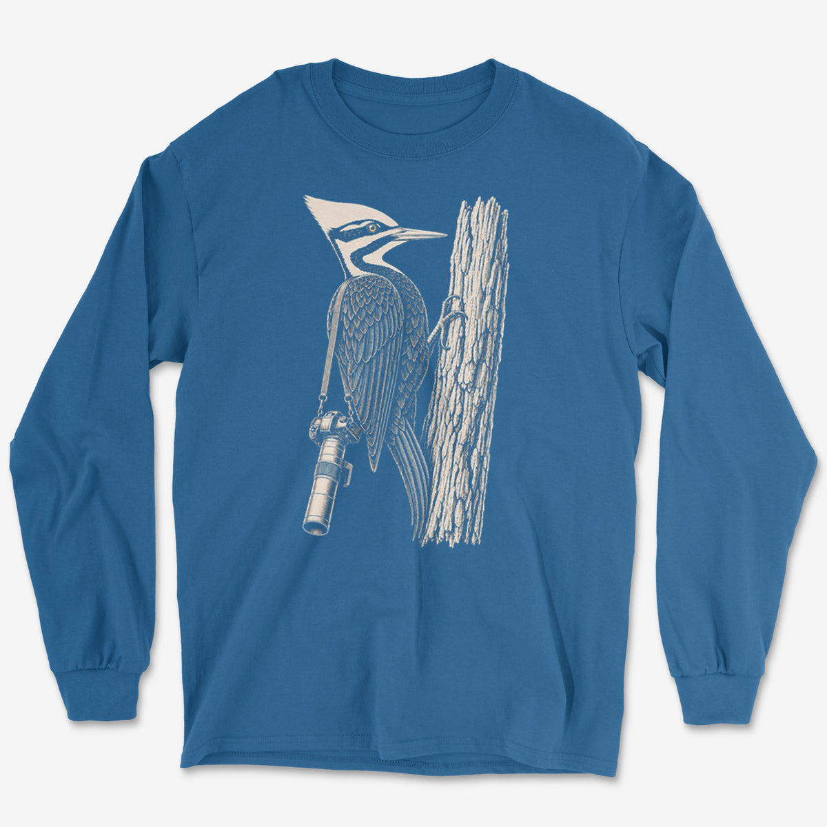Long Lens Woodpecker Long Sleeve Tee