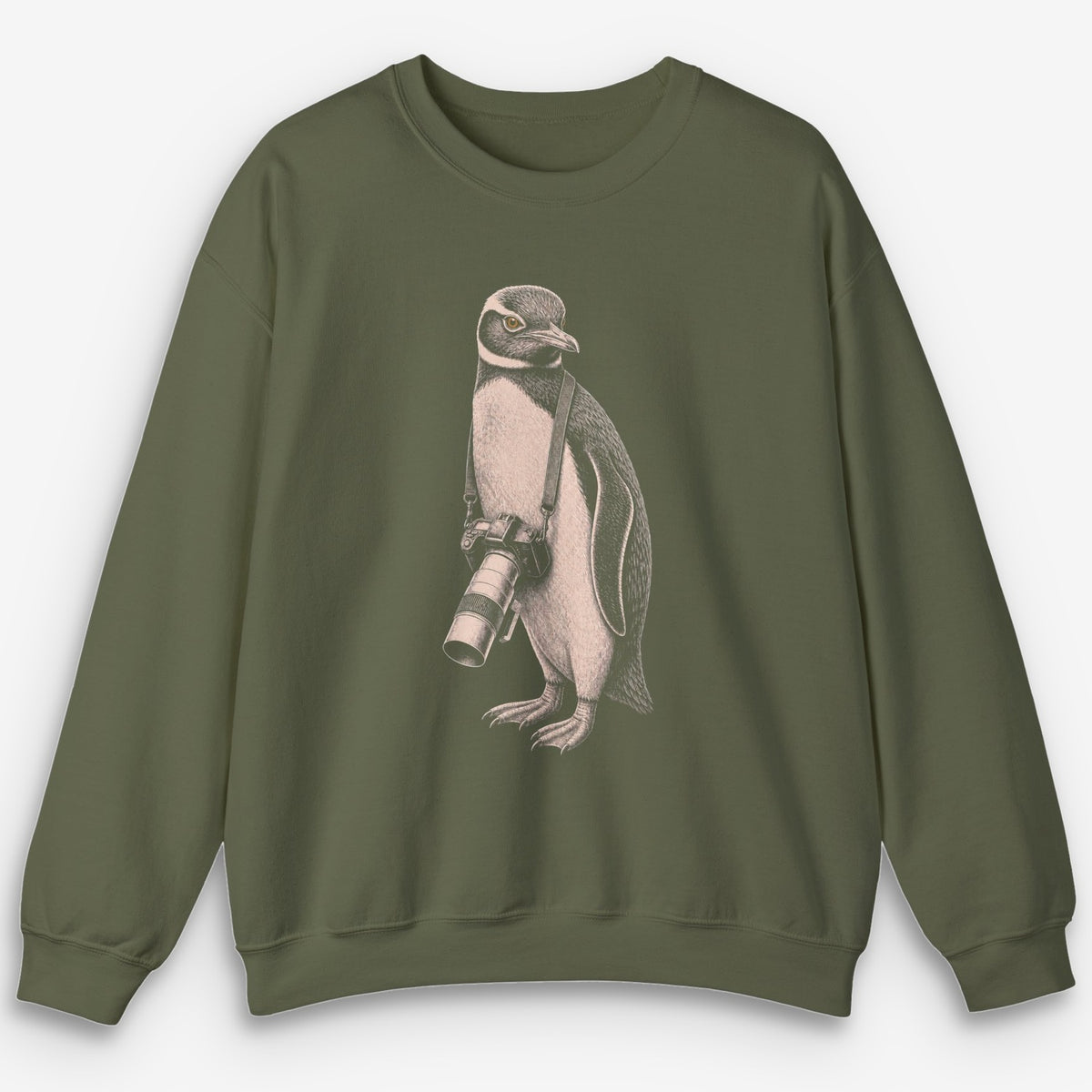 Long Lens Yellow-eyed Penguin Sweatshirt