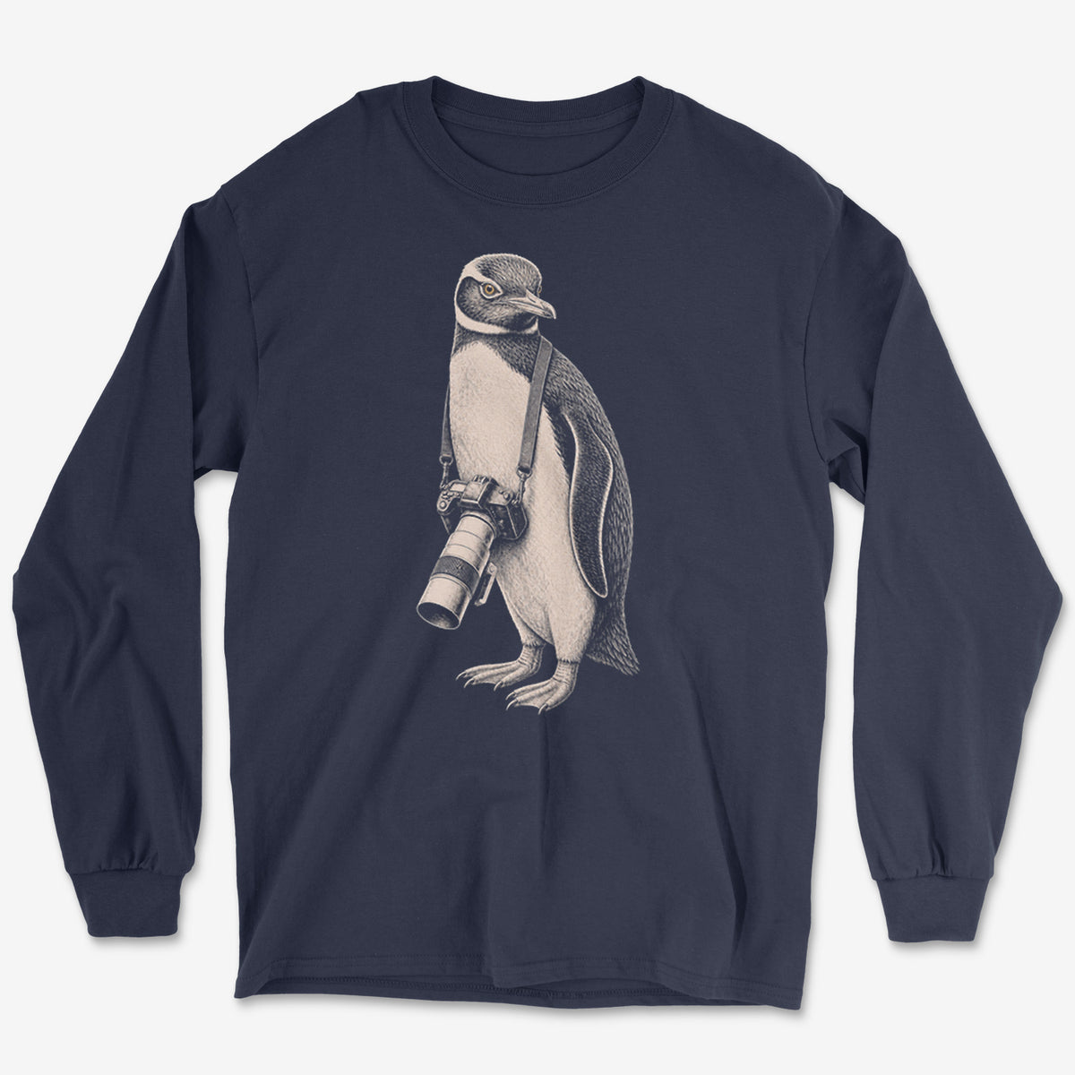 Long Lens Yellow-eyed Penguin Long Sleeve Tee