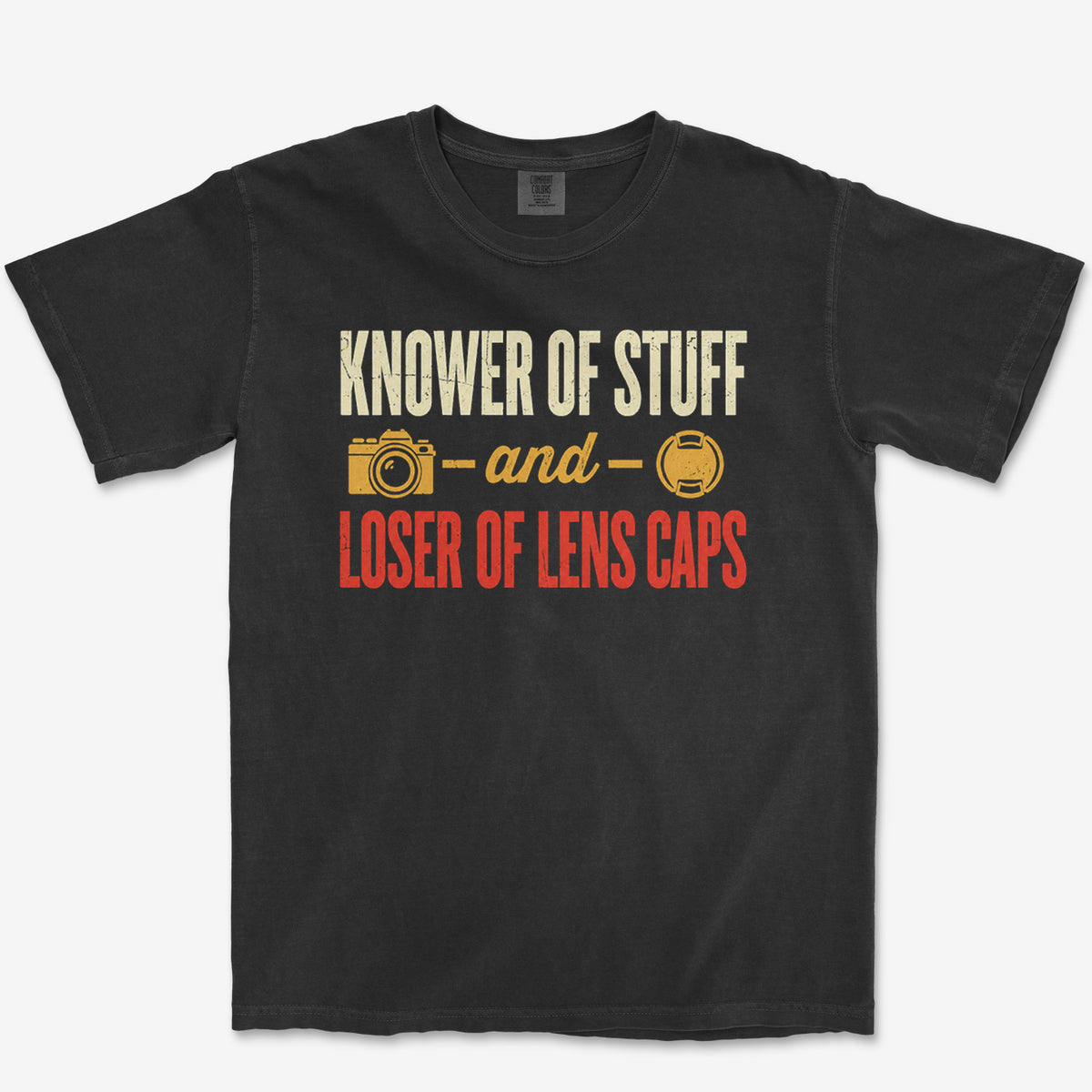 Loser Of Lens Caps Tee — black