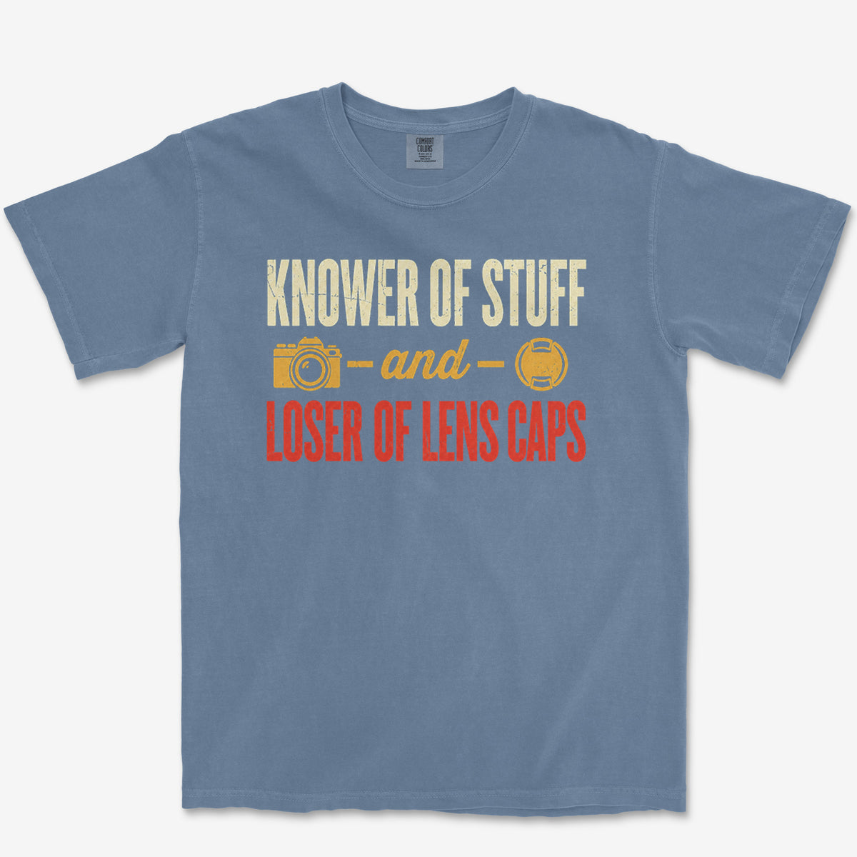 Loser Of Lens Caps Tee — blue jean
