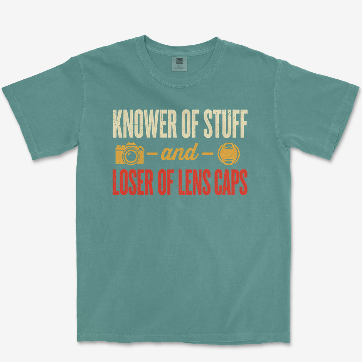 Loser Of Lens Caps Tee — blue spruce