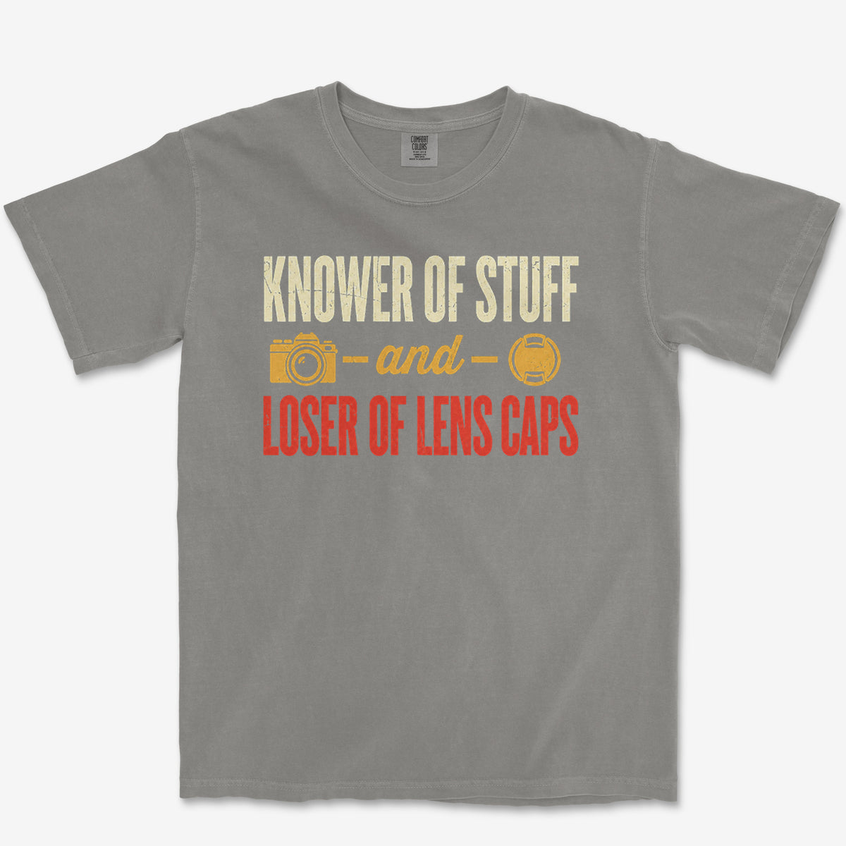 Loser Of Lens Caps Tee — grey