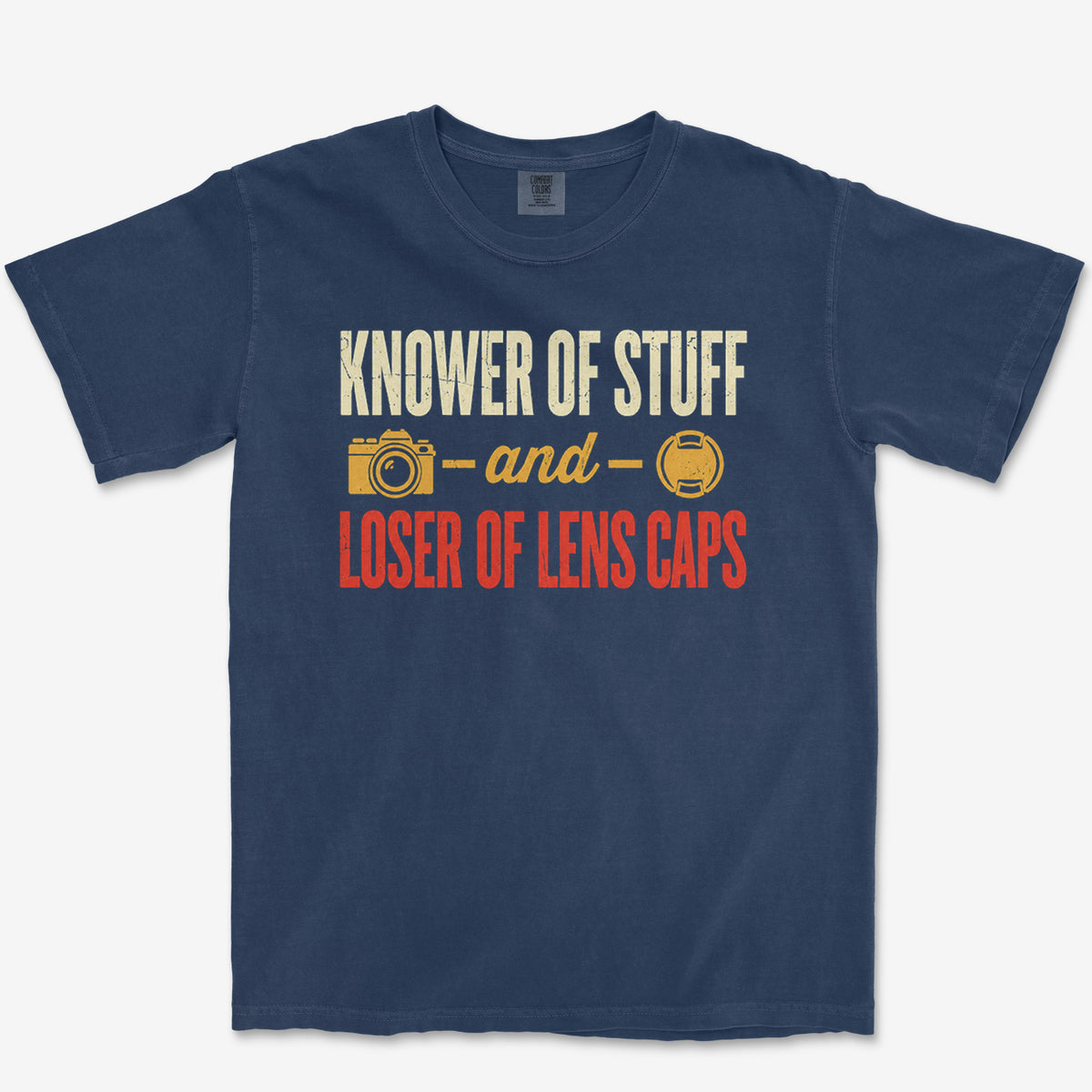 Loser Of Lens Caps Tee — true navy