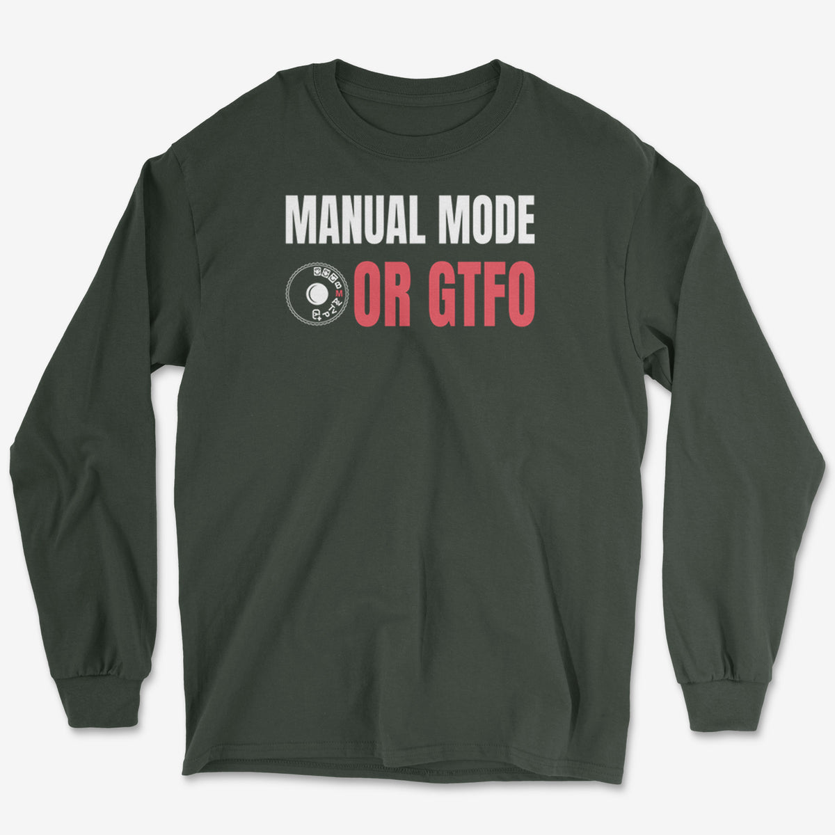 Manual Or Nothing Long Sleeve Tee