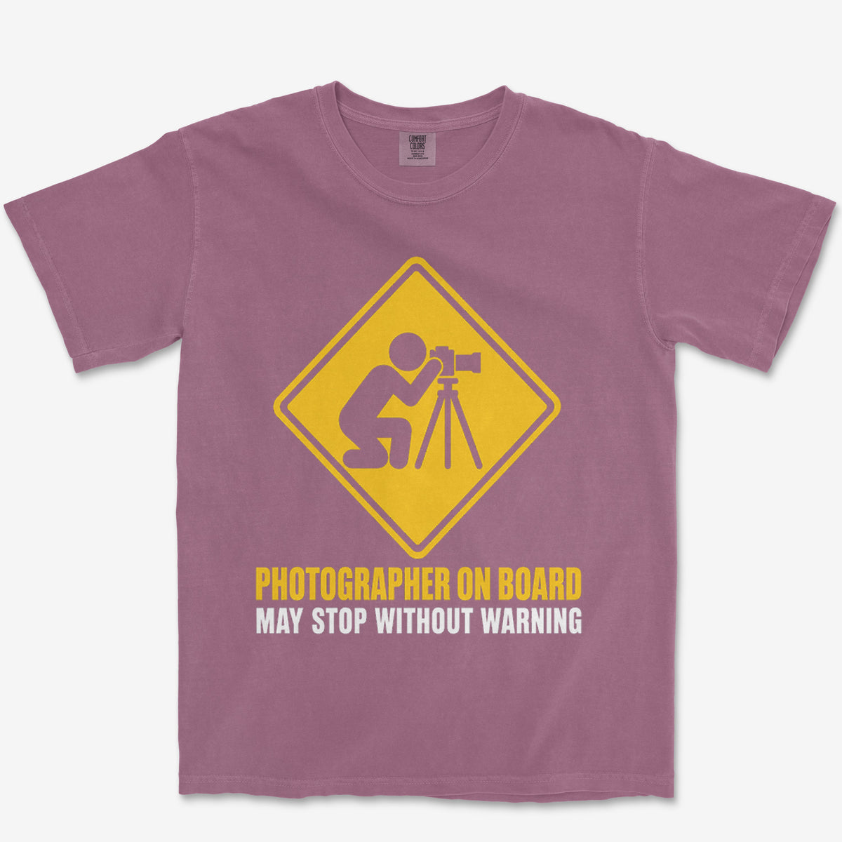 May Stop Without Warning Heavyweight Tee