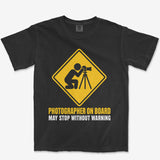 May Stop Without Warning Heavyweight Tee