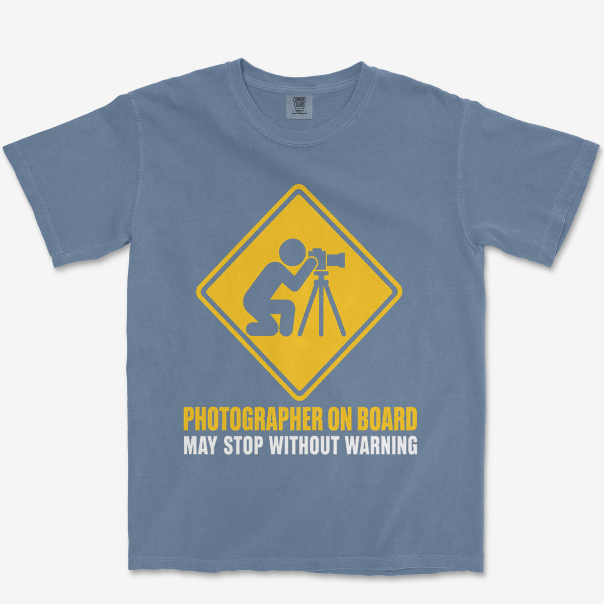 May Stop Without Warning Heavyweight Tee
