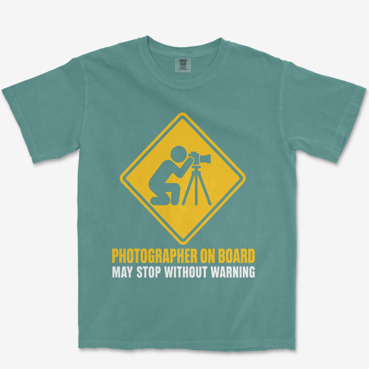 May Stop Without Warning Heavyweight Tee