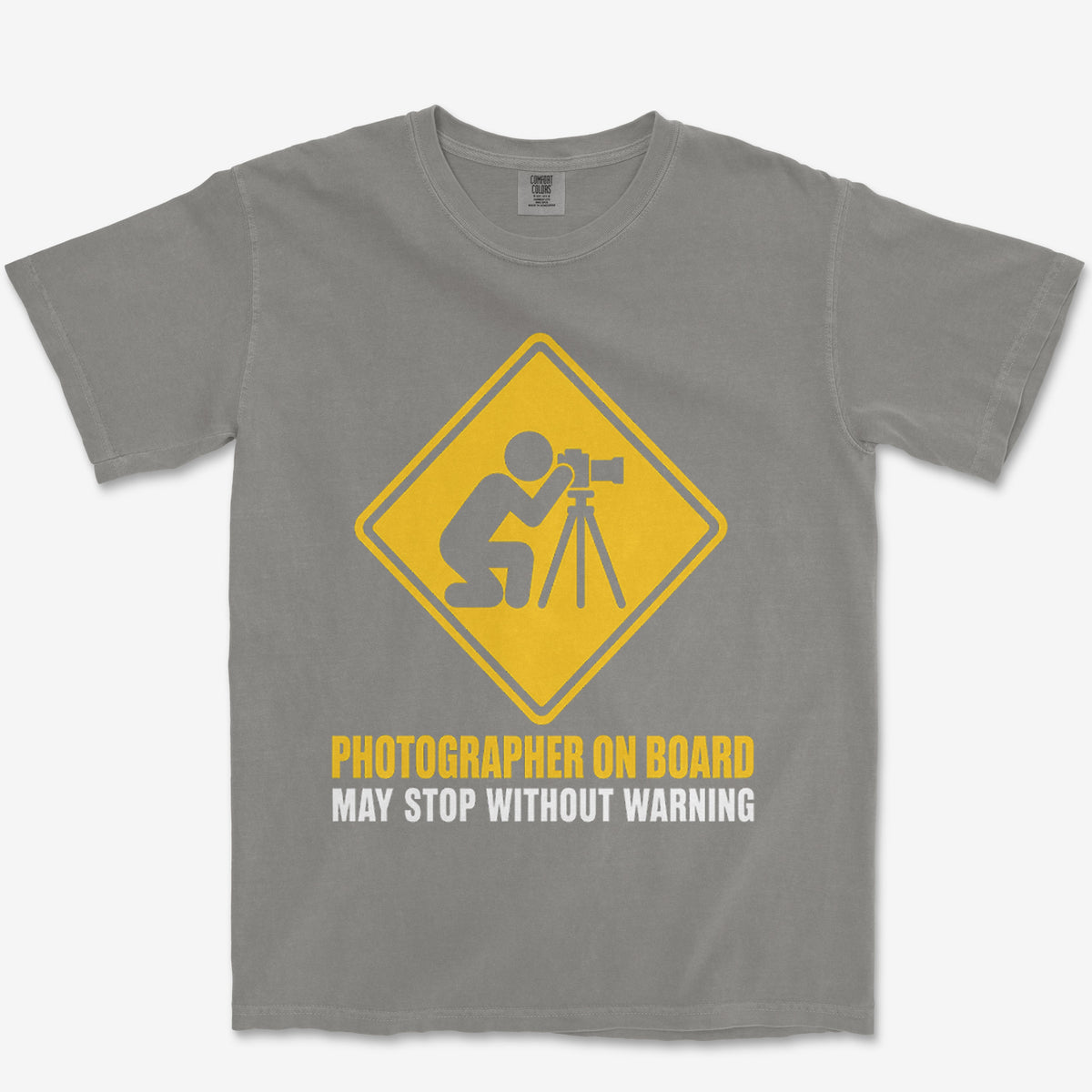 May Stop Without Warning Heavyweight Tee