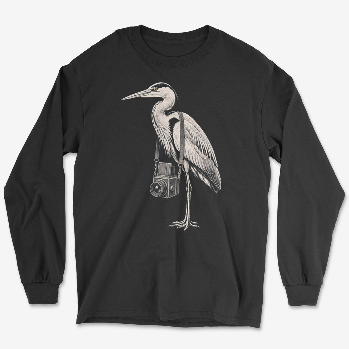 Medium Format Heron Long Sleeve Tee