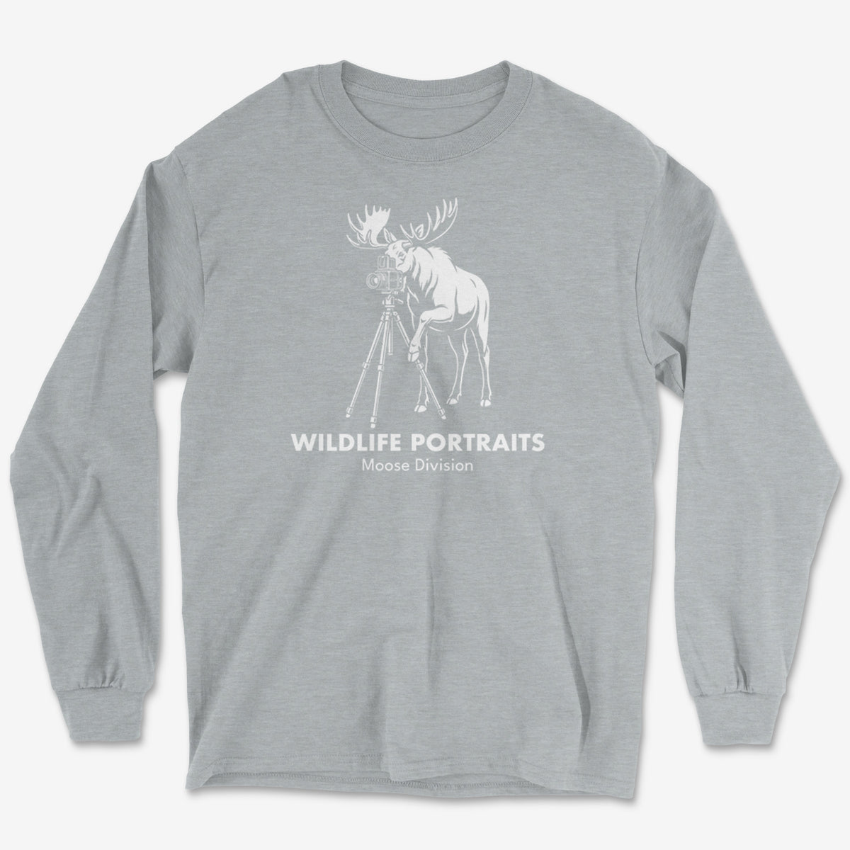 Moose Portraits Long Sleeve Tee