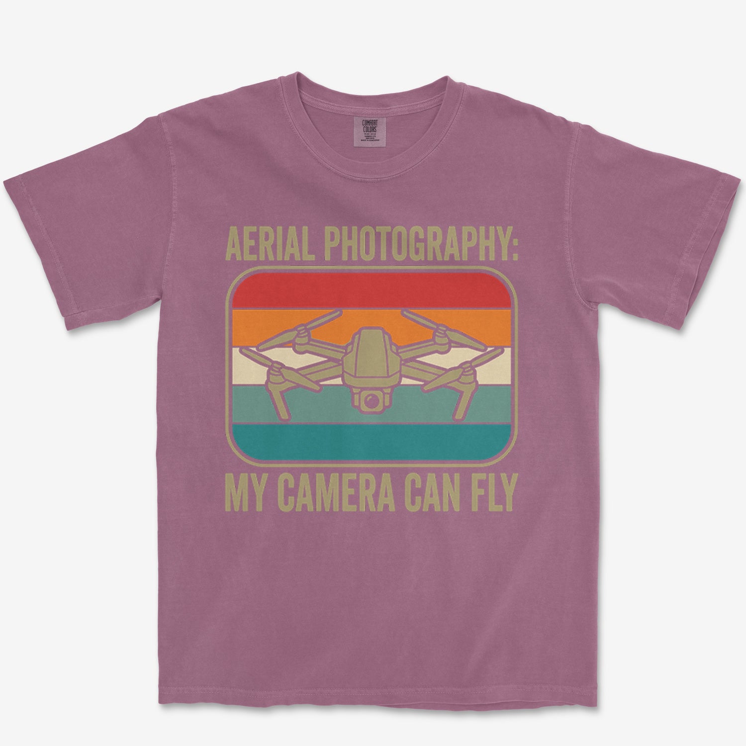 My Camera Flies Heavyweight Tee