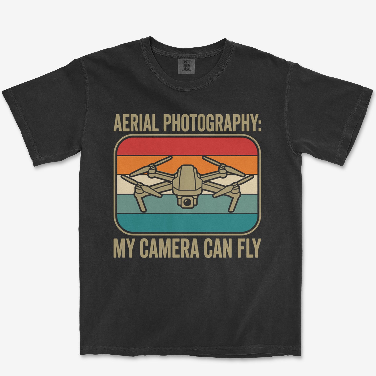 My Camera Flies Heavyweight Tee