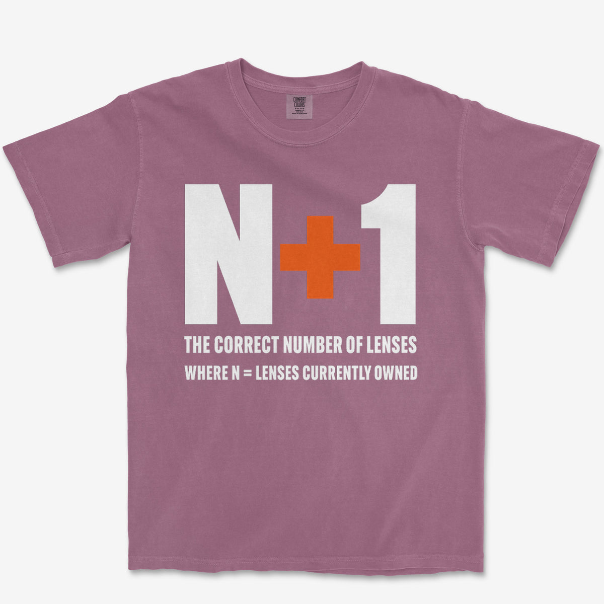 N Plus One Lenses Heavyweight Tee