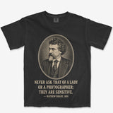 Never Ask A Photographer Brady Heavyweight Tee
