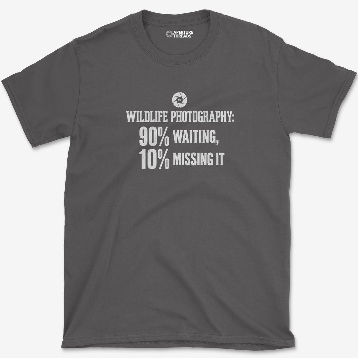 Ninety Percent Waiting T-Shirt — charcoal