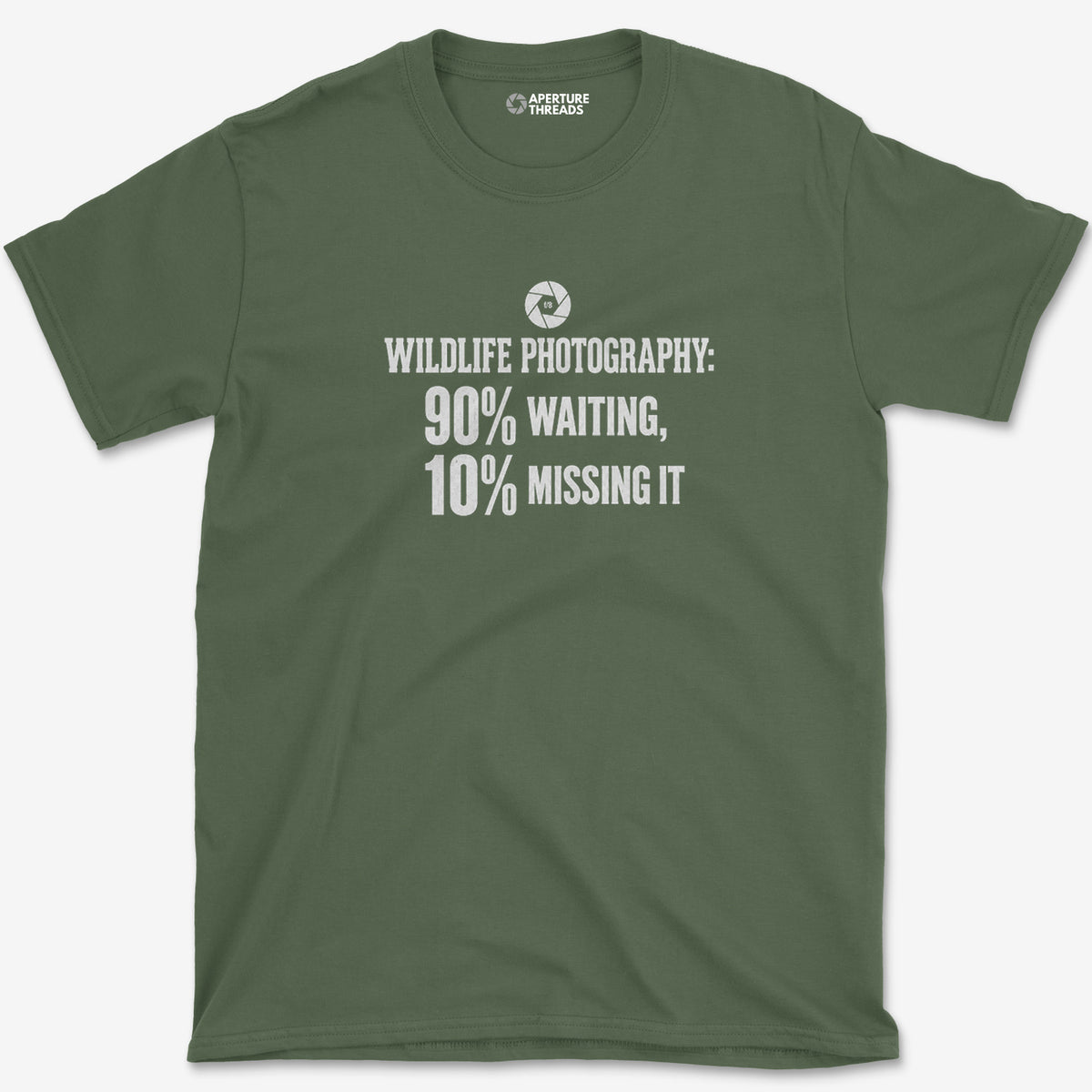 Ninety Percent Waiting T-Shirt — military green