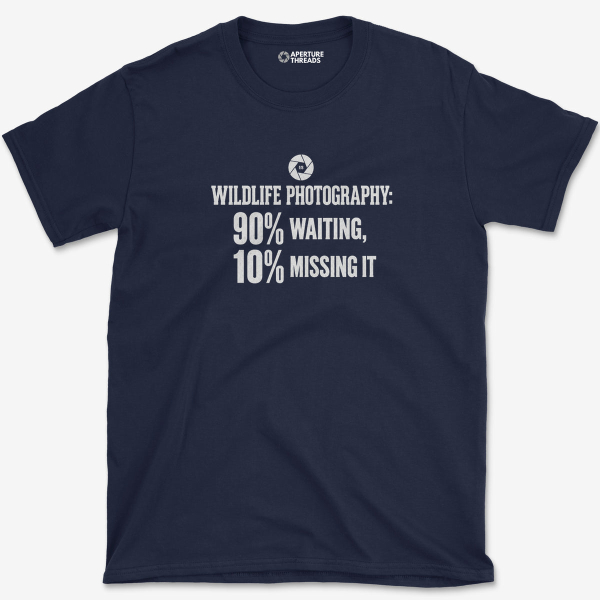 Ninety Percent Waiting T-Shirt — navy