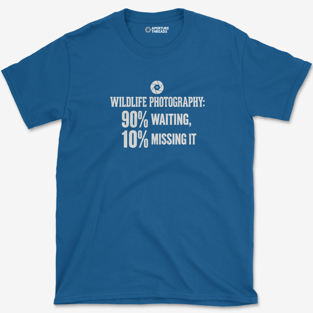 Ninety Percent Waiting T-Shirt — royal