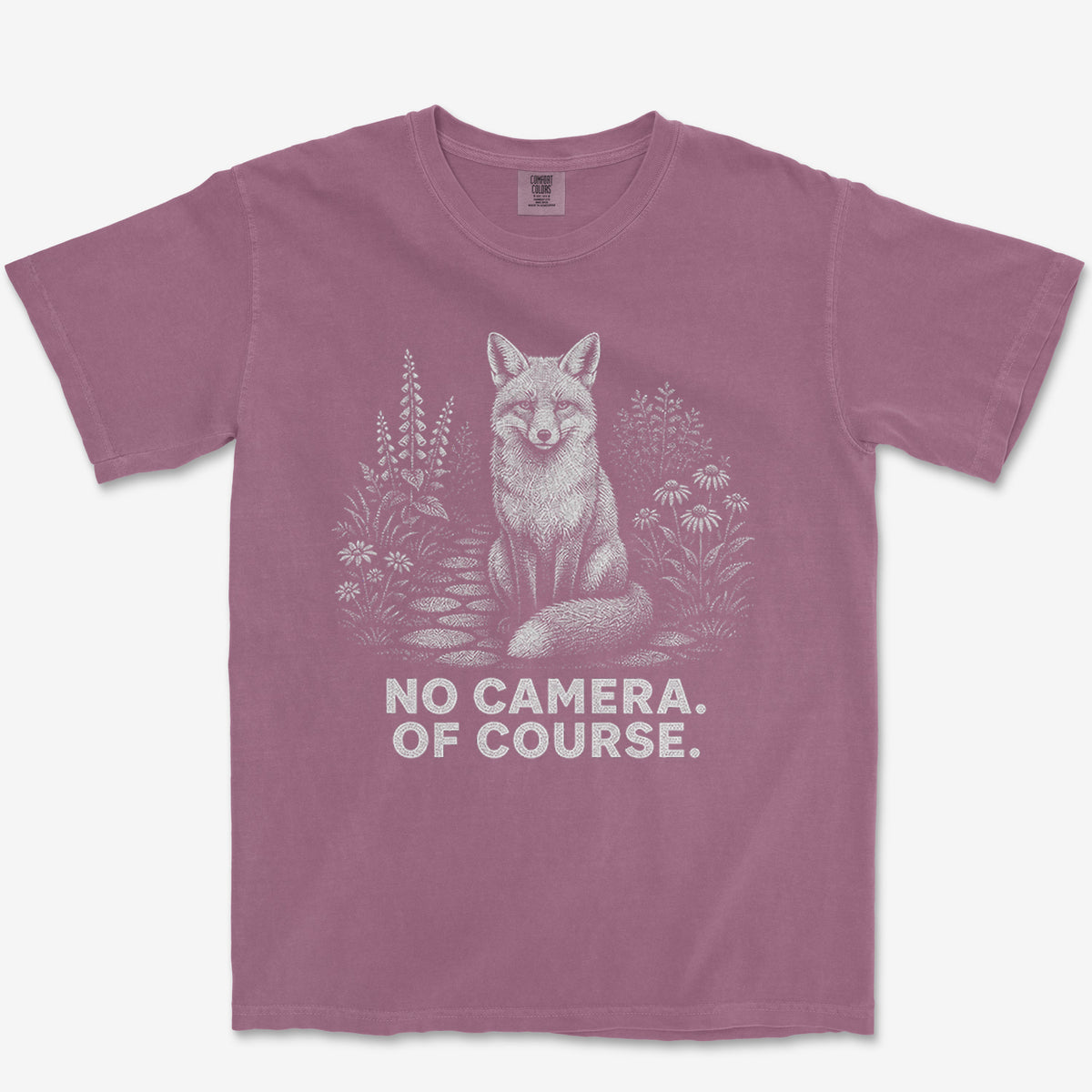 No Camera Fox Heavyweight Tee