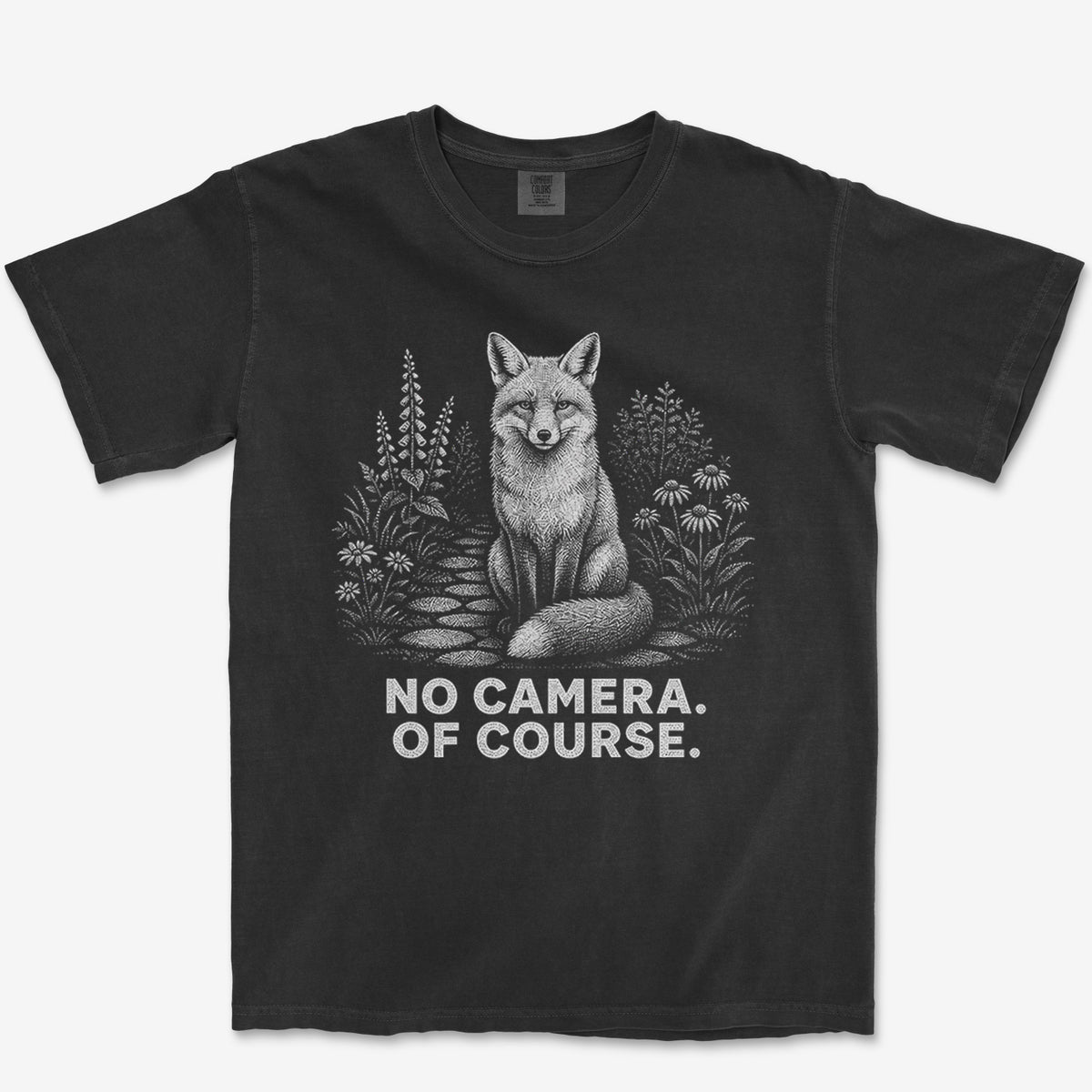 No Camera Fox Heavyweight Tee