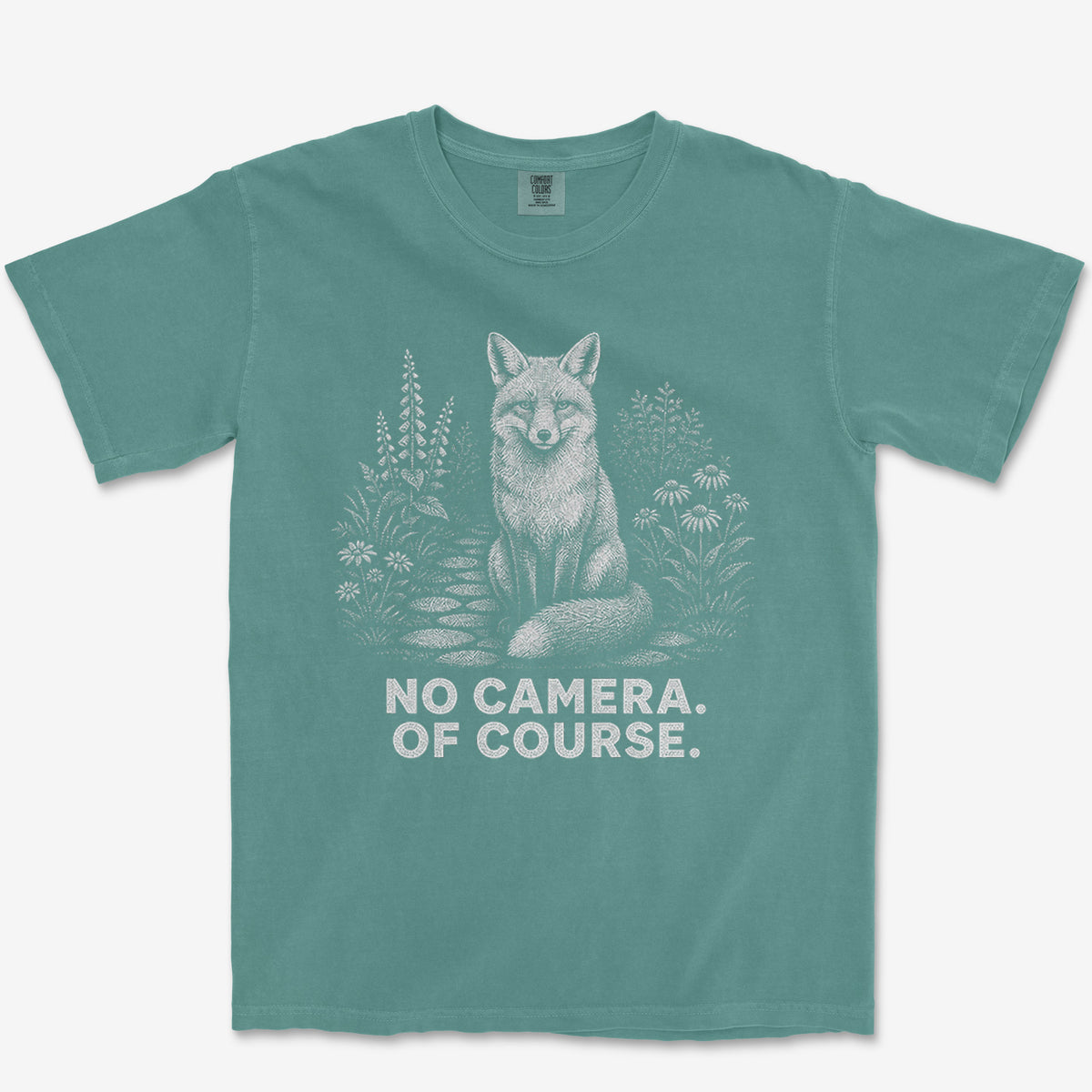 No Camera Fox Heavyweight Tee