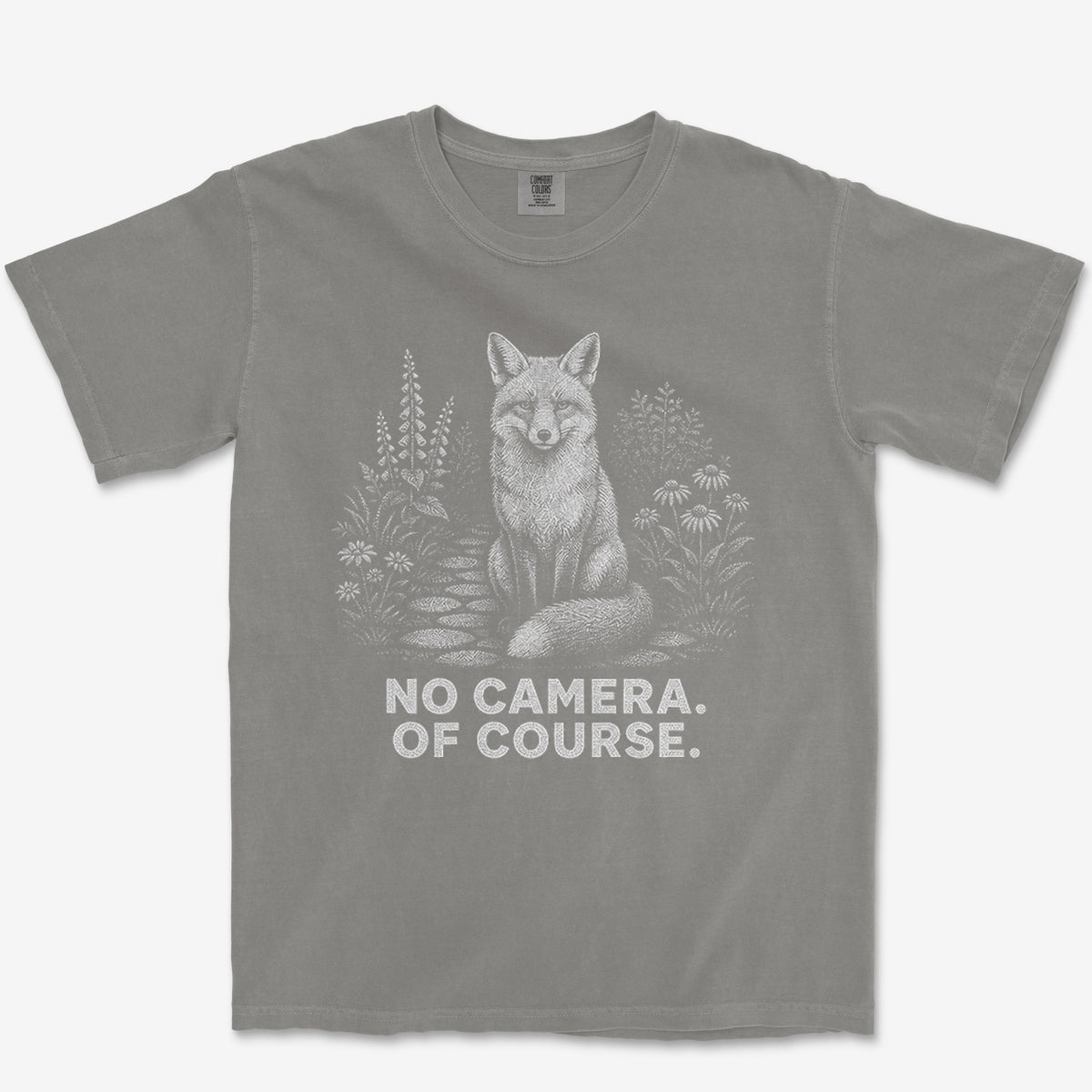 No Camera Fox Heavyweight Tee