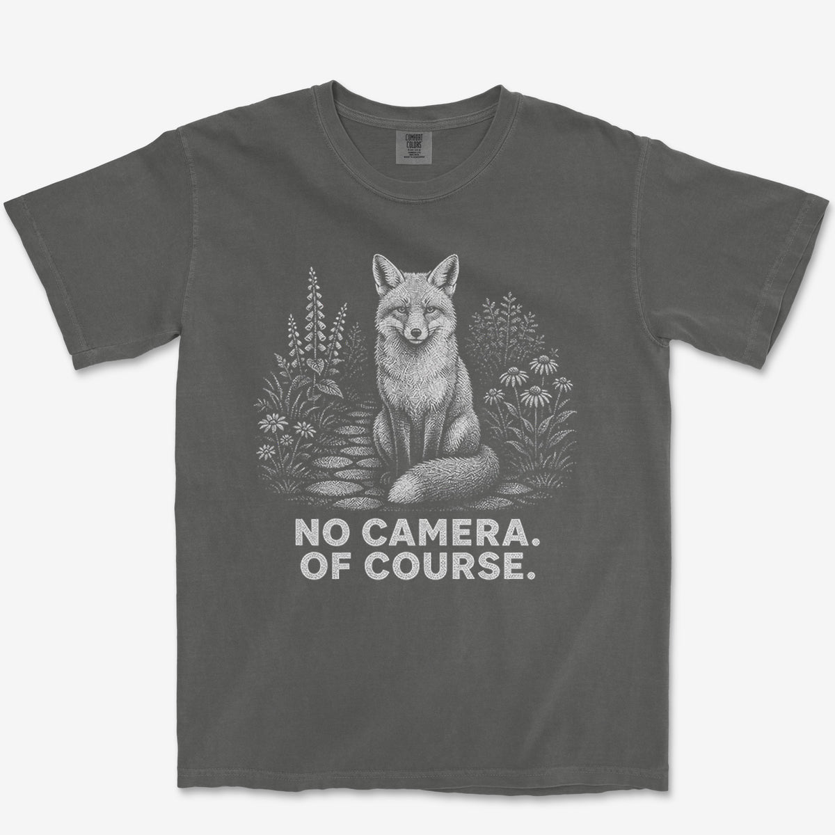 No Camera Fox Heavyweight Tee