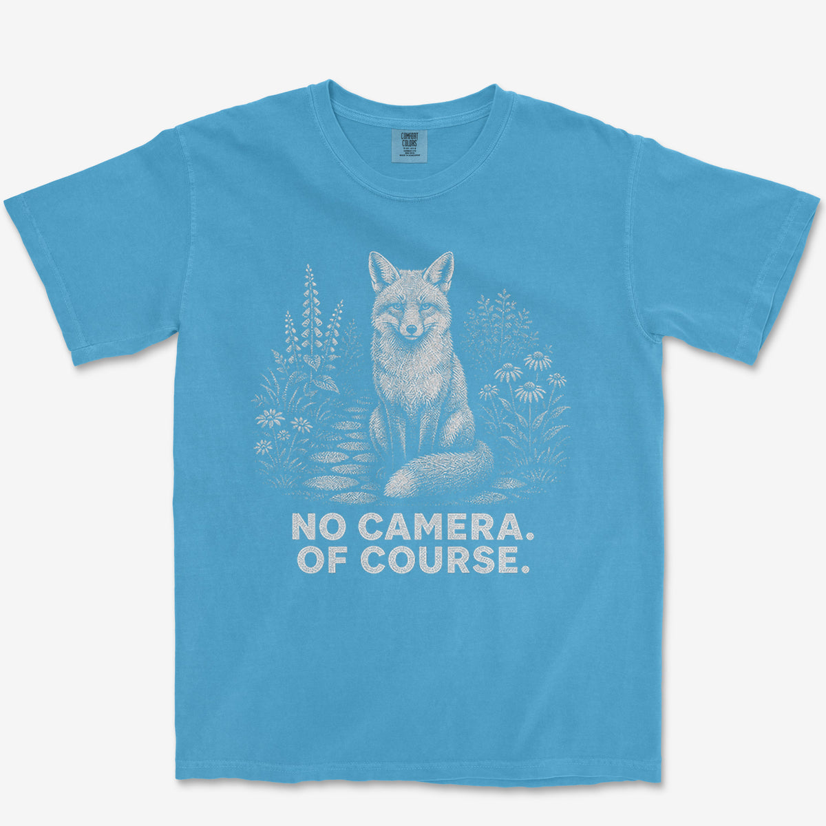 No Camera Fox Heavyweight Tee