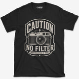 No Filter Badge T-Shirt