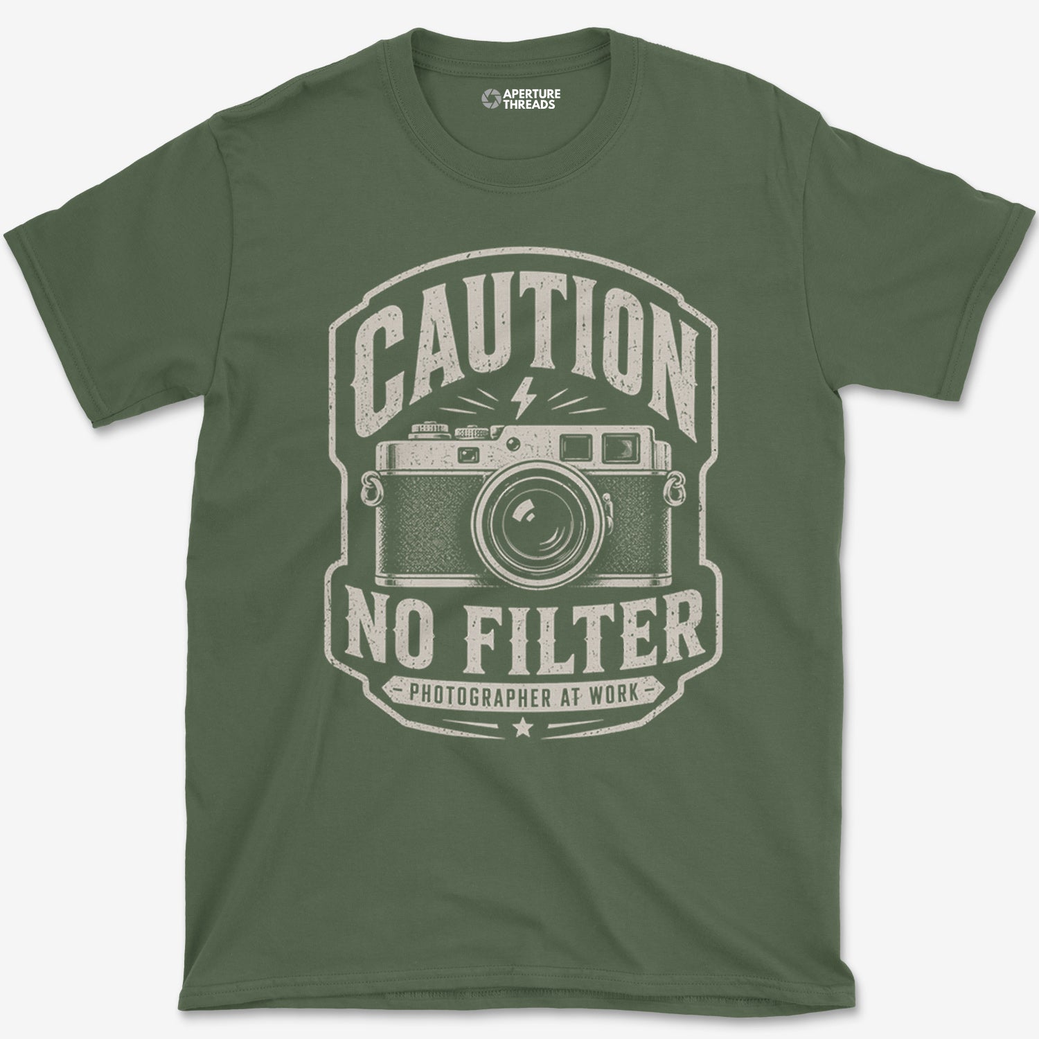 No Filter Badge T-Shirt