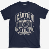 No Filter Badge T-Shirt