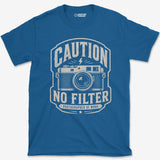 No Filter Badge T-Shirt
