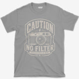 No Filter Badge T-Shirt
