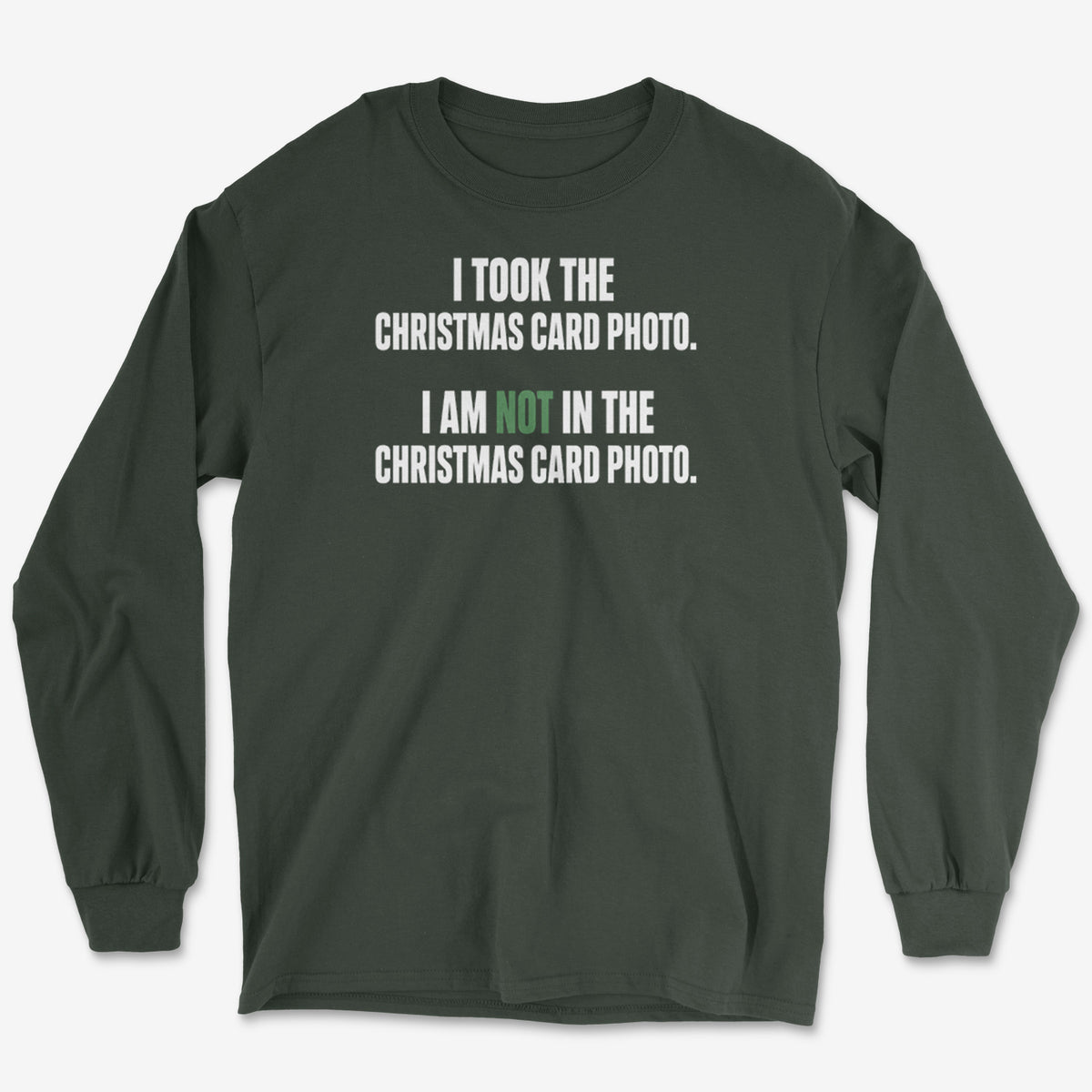 Not In The Card Long Sleeve Tee