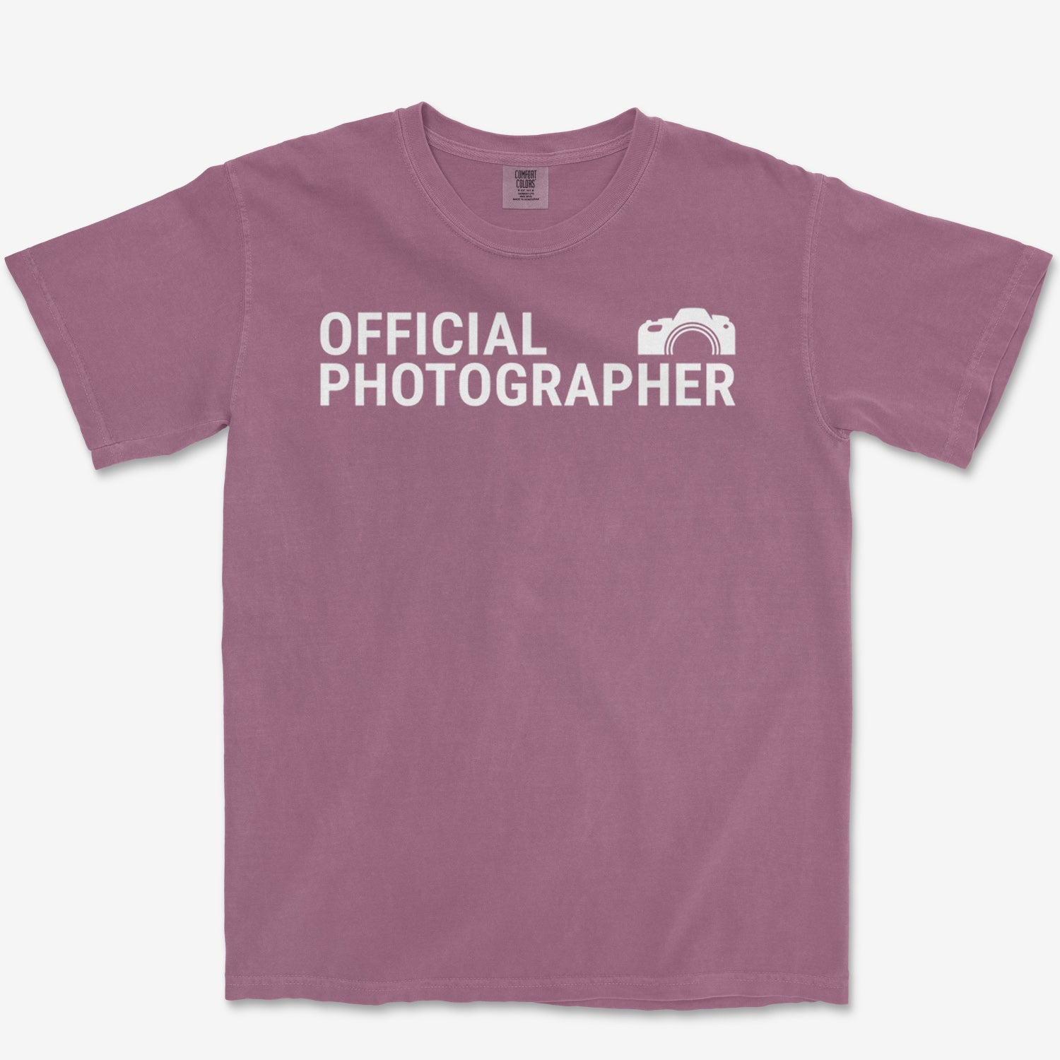 Official Photographer Heavyweight Tee